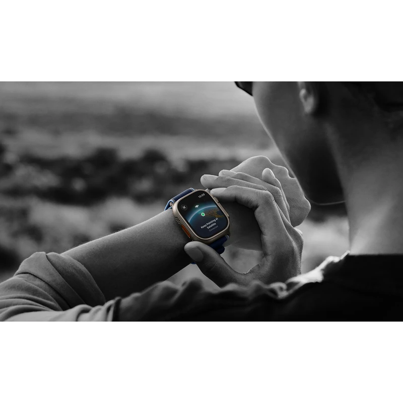 ساعت هوشمند 49 میلی متری اپل مدل Ultra 3 Natural Titanium Case با بند Alpine Loop - تصویر 12