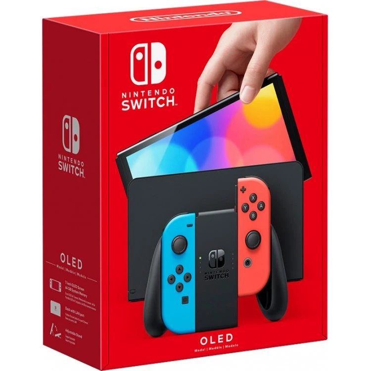 کنسول بازی هیبریدی نینتندو مدل Switch - OLED Neon Blue and Neon Red ظرفیت 64 گیگابایت - تصویر 11