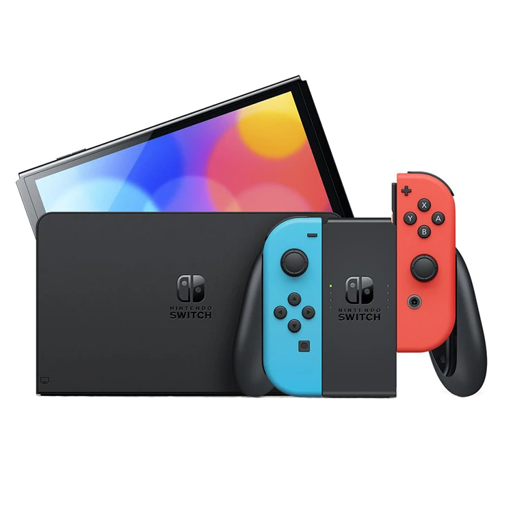 کنسول بازی هیبریدی نینتندو مدل Switch - OLED Neon Blue and Neon Red ظرفیت 64 گیگابایت - تصویر 2