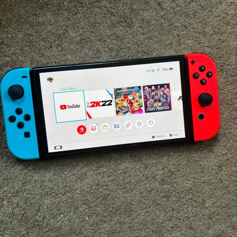 کنسول بازی هیبریدی نینتندو مدل Switch - OLED Neon Blue and Neon Red ظرفیت 64 گیگابایت - تصویر 3