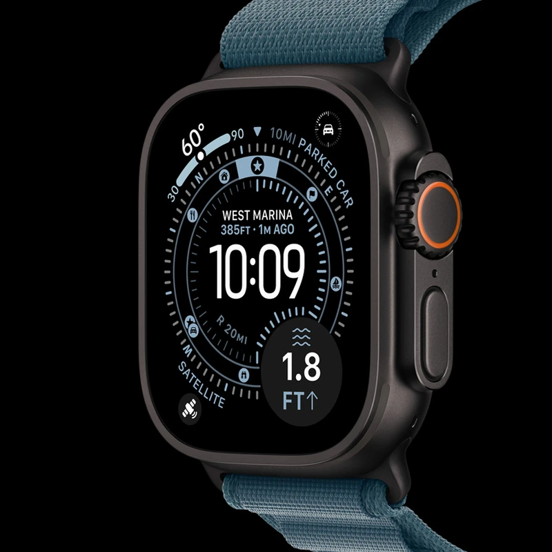ساعت هوشمند 49 میلی متری اپل مدل Ultra 3 Natural Titanium Case با بند Alpine Loop - تصویر 13